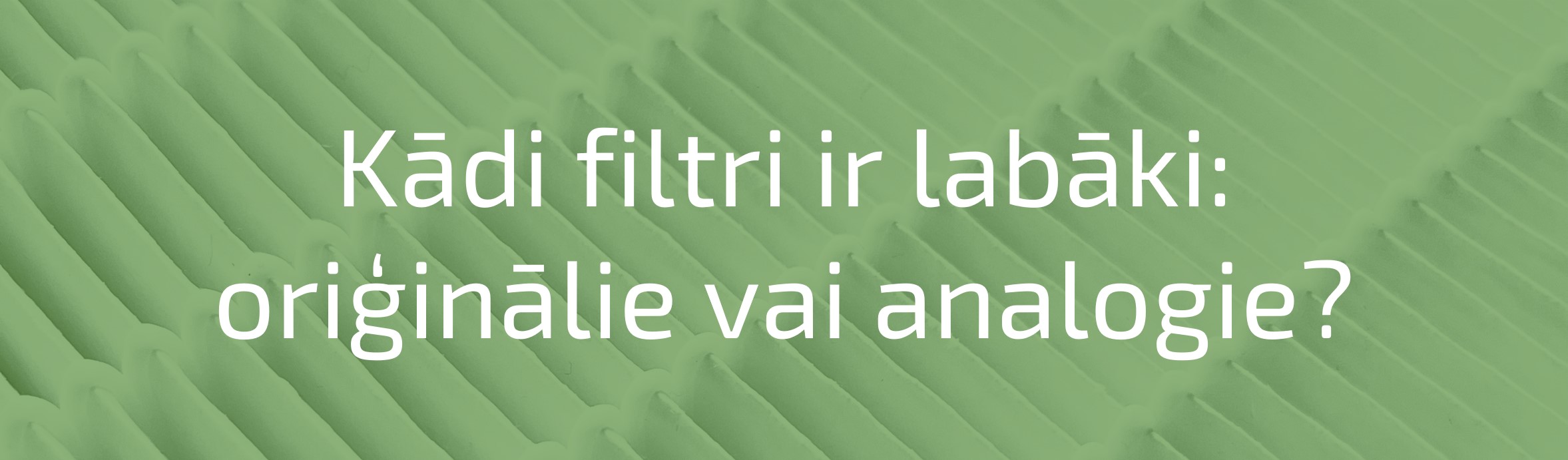 Kurš oriģinālais vai analogais ir labāks?